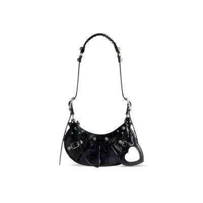 BALENCIAGA WOMEN'S LE CAGOLE SHOULDER BAG XS IN BLACK 67130923EJY1000 (25.9*16*9.9cm)